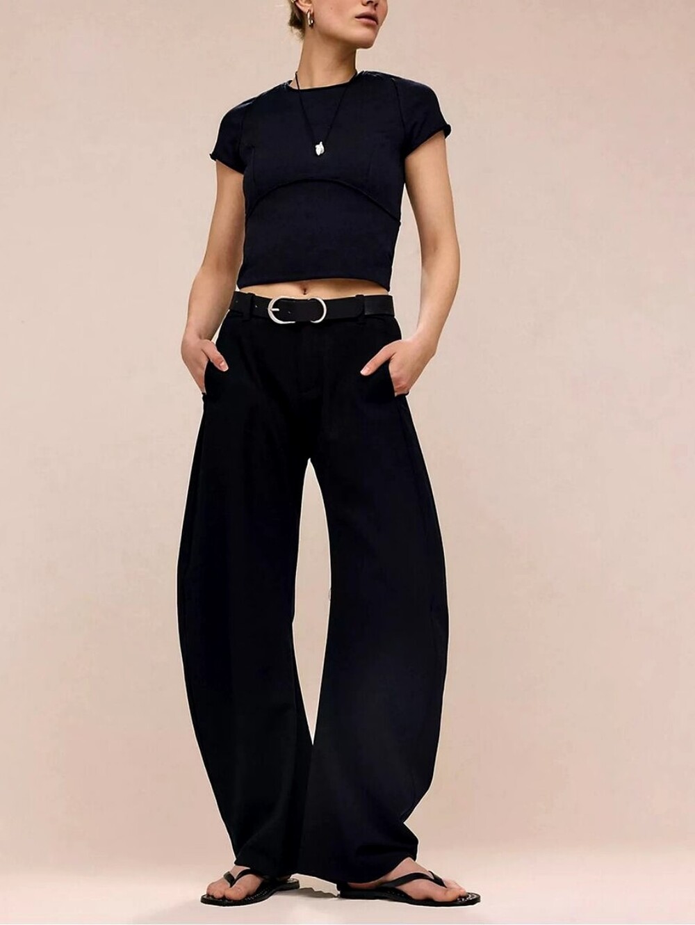 🔥 We The Free by Free People Protagonist T-Shirt Black Large | Cropped Vintage